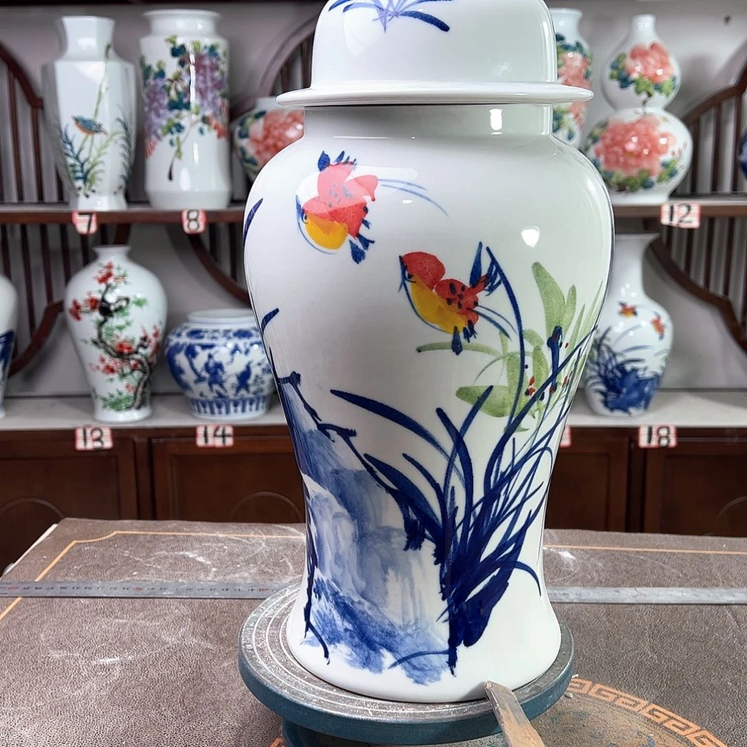 摆件景德镇陶瓷将玉