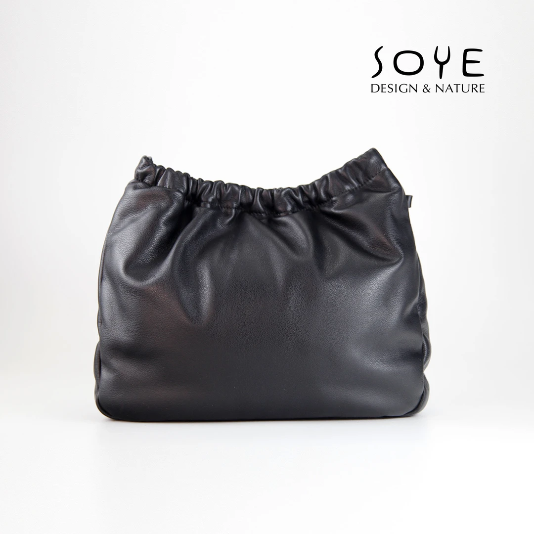 SOYE-素一  手工皮具进口头层牛皮简约轻奢时尚单肩斜挎包-福满