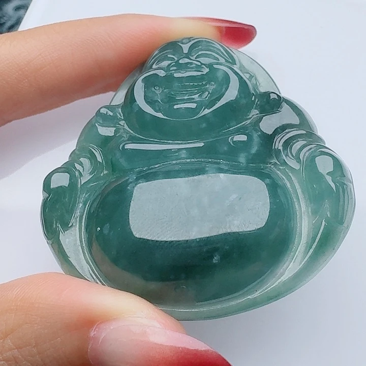 颈饰未镶嵌翡翠天然的A货翡翠多样性发其一