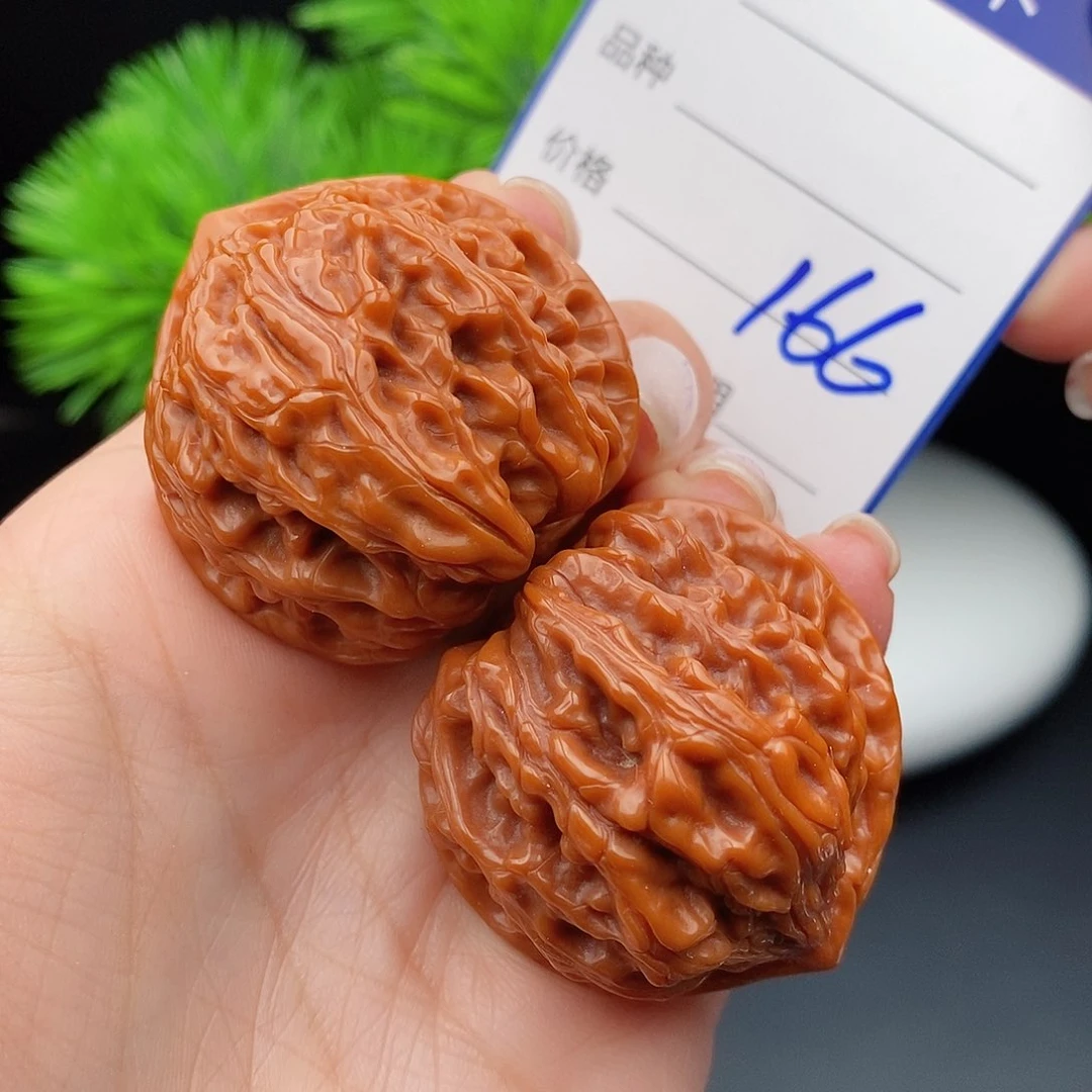 文玩核桃把件39平谷寿桃166