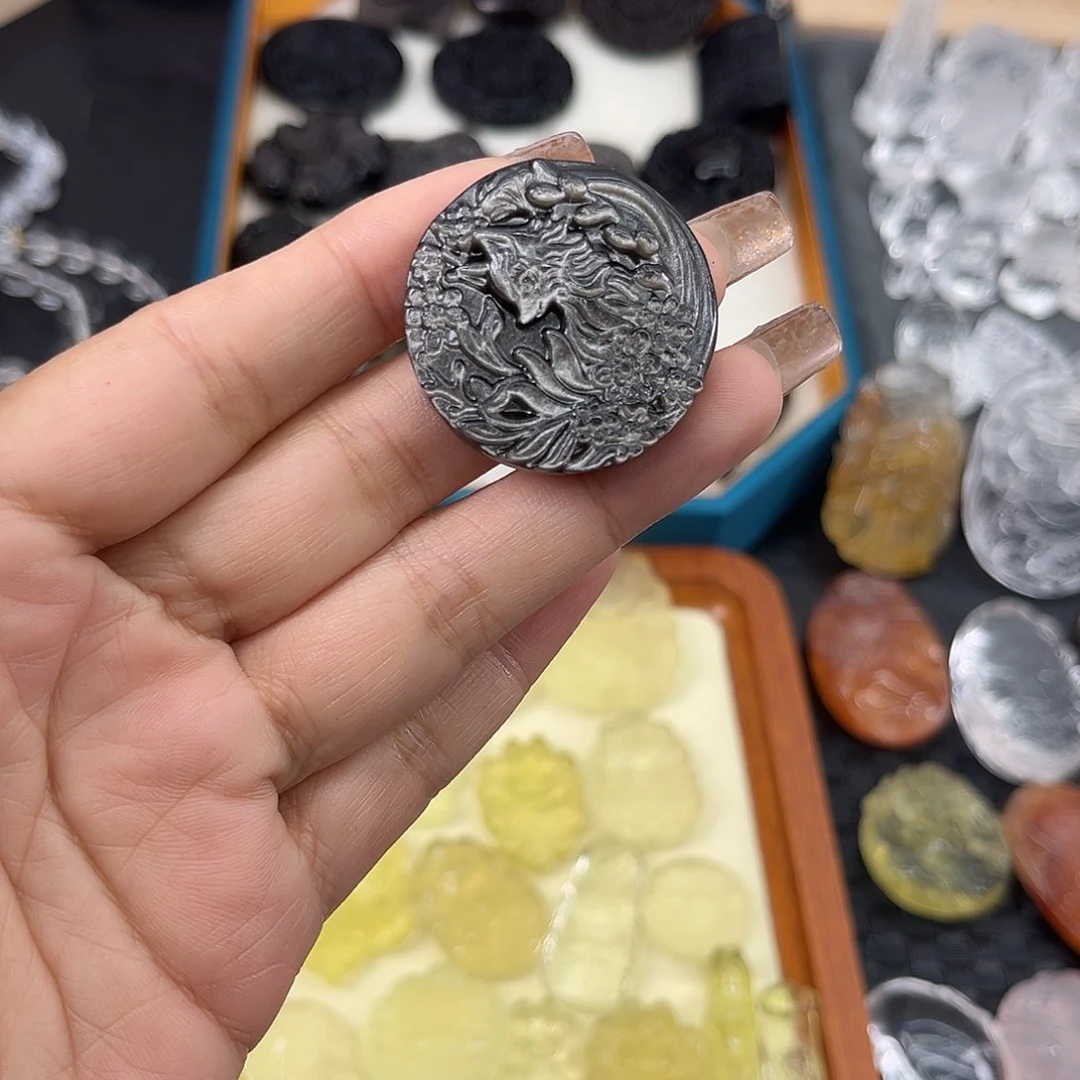 水晶珠宝半成品未镶嵌阿**猫150