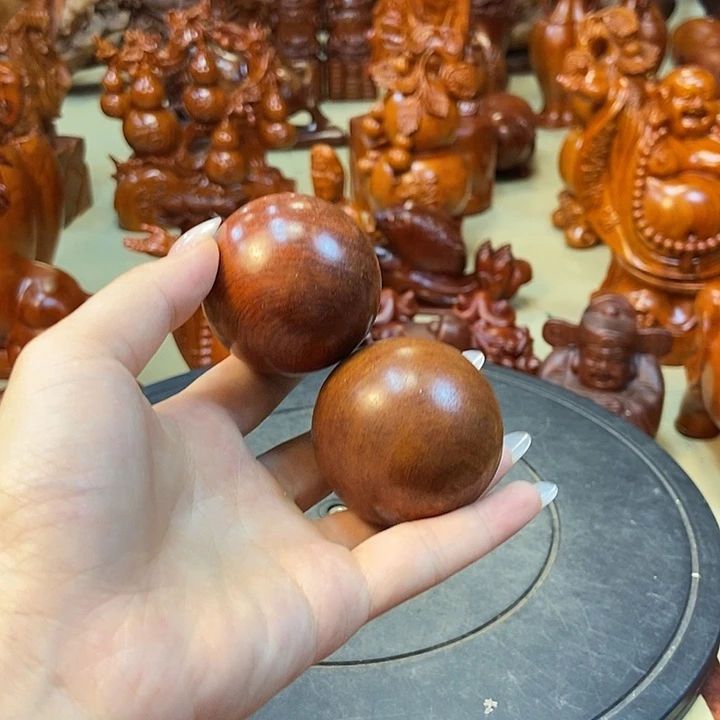 缅甸花梨木手球5 公分