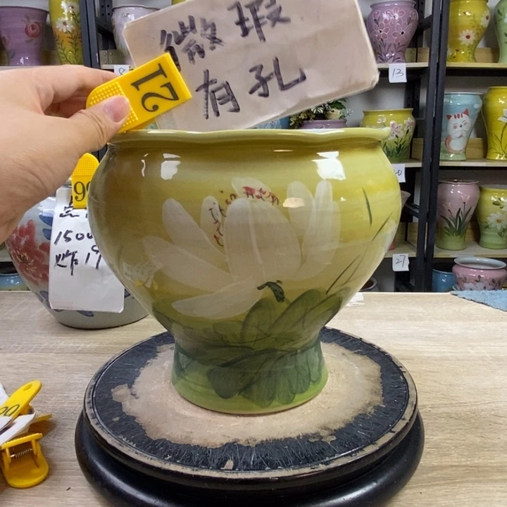 景德镇高温陶瓷花盆