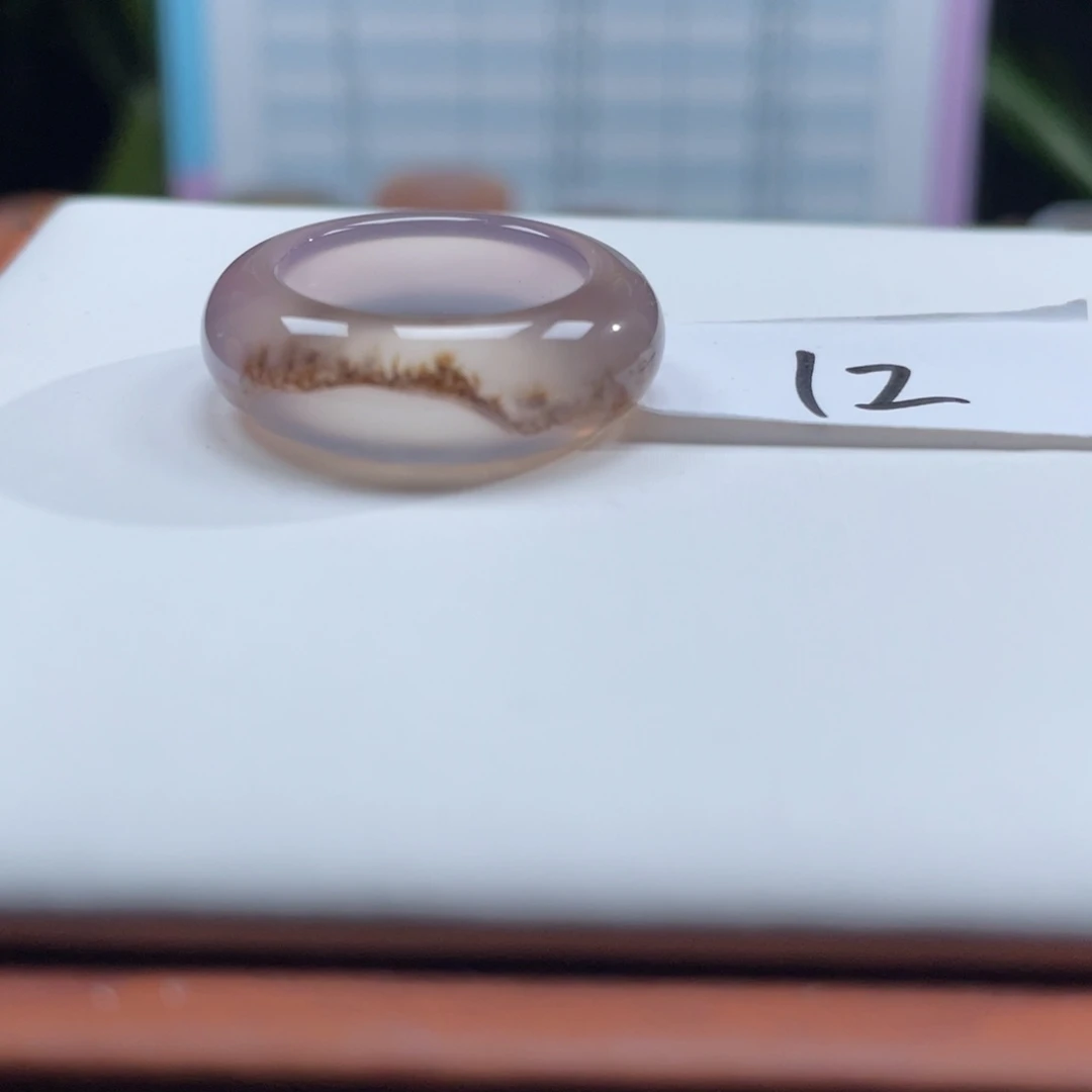 玛瑙/玉髓未镶嵌戒指Z17.5港15
