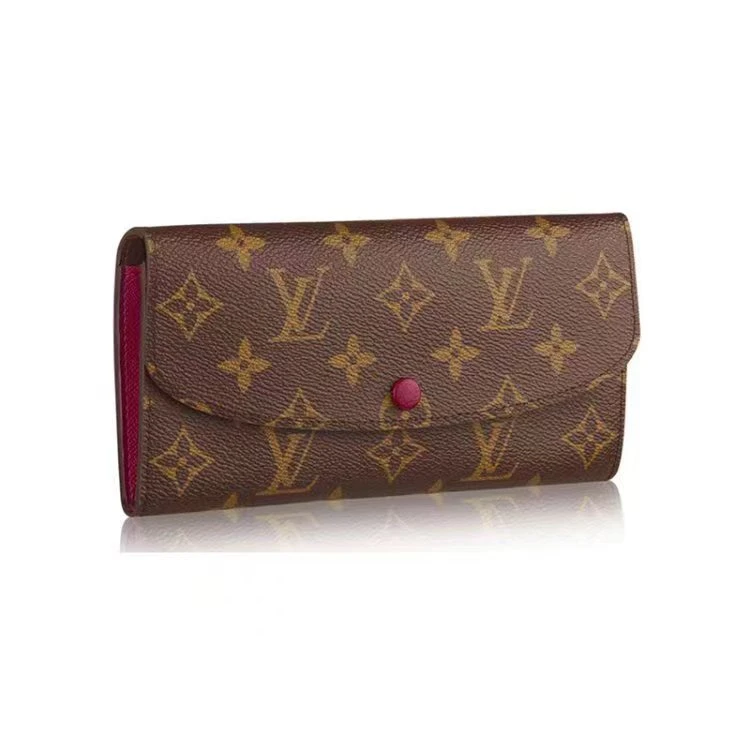 99新 LouisVuitton/路易威登 紫豆豆钱包