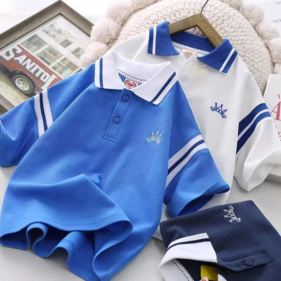 儿童夏款polo衫男童