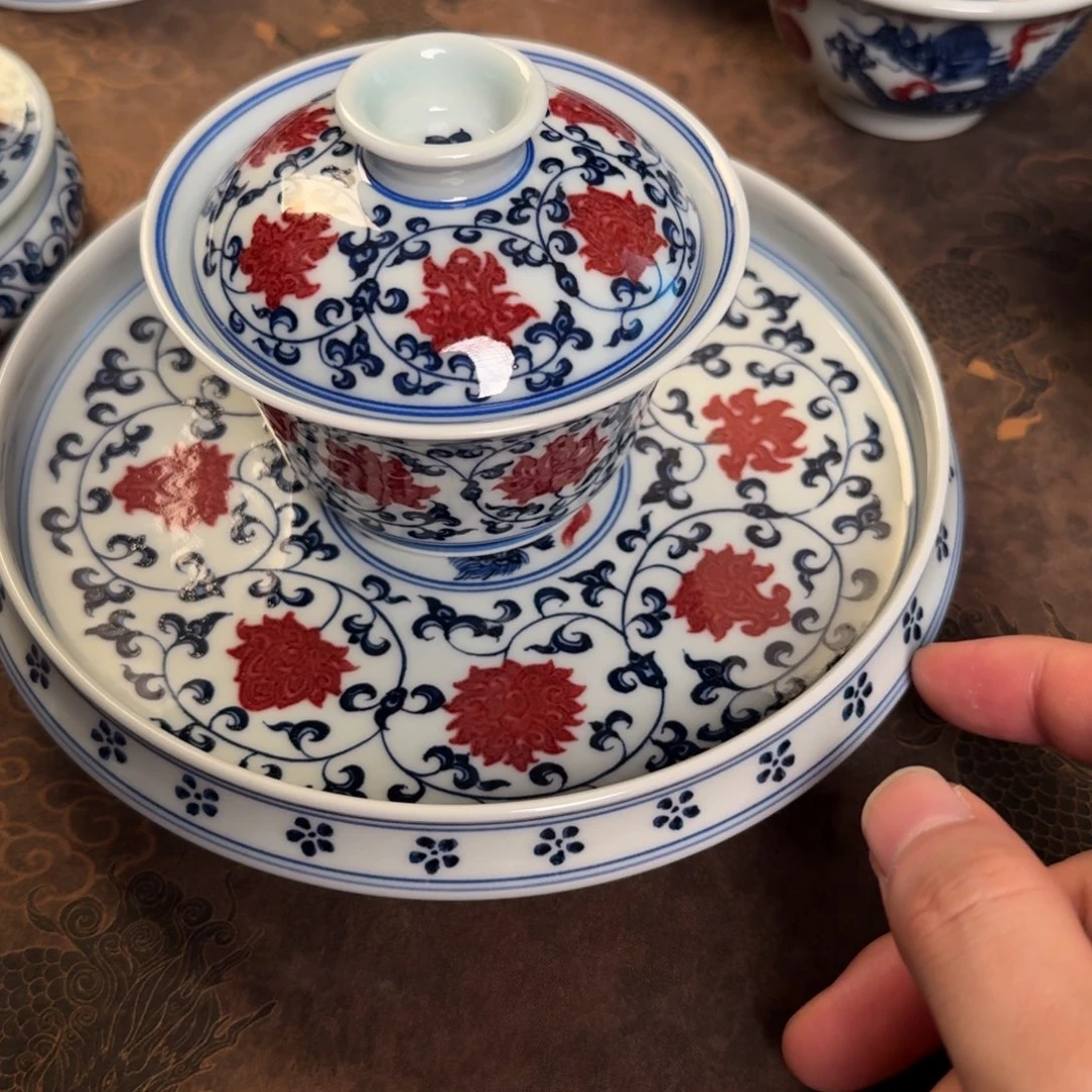 七***明纯手工手绘陶瓷茶具