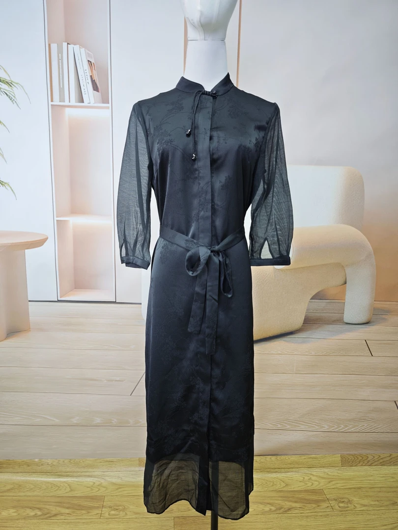 【SY041】连衣裙2024新款女夏季洋气质轻奢精致高级感品牌女装