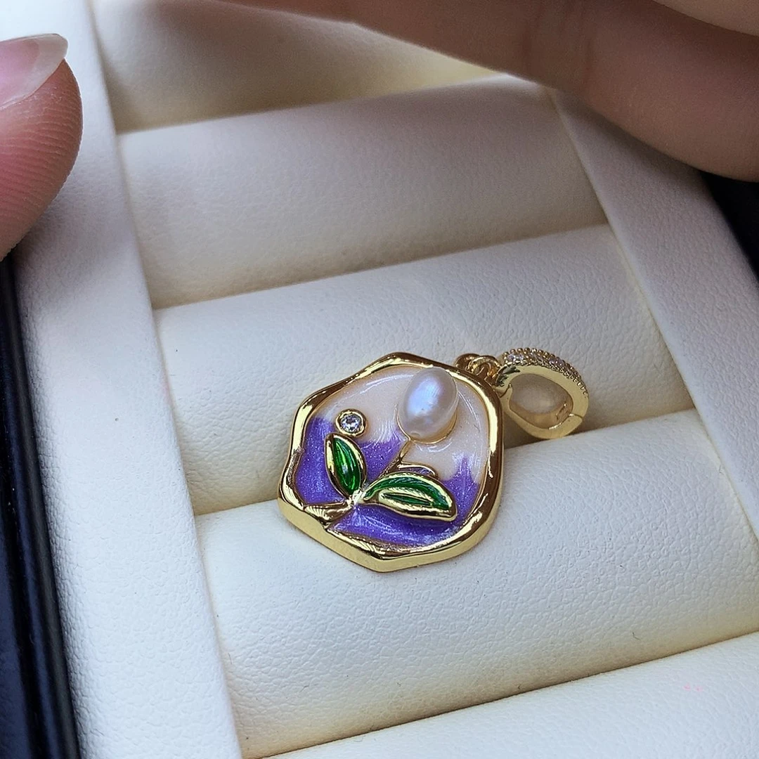 淡水珍珠吊坠(不含链)未镶嵌