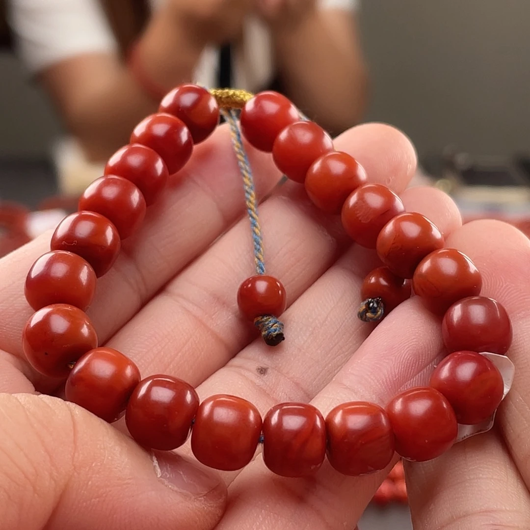 南红玛瑙手串未镶嵌