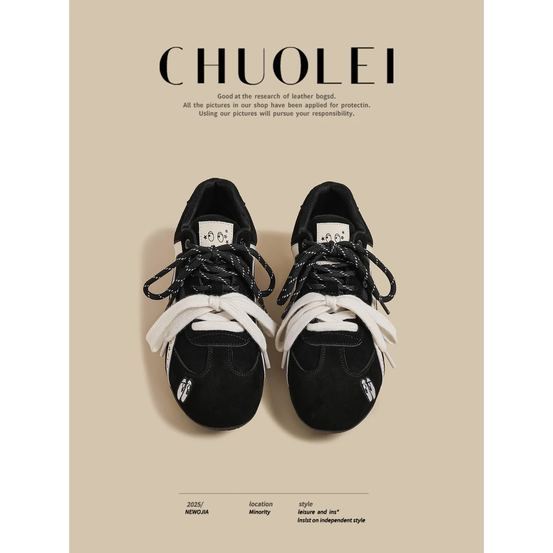 千金鞋子名媛风女款潮牌百搭2025今年流行鞋子阿甘老爹鞋休闲潮鞋