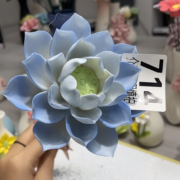 陶瓷纯手工捏花设计