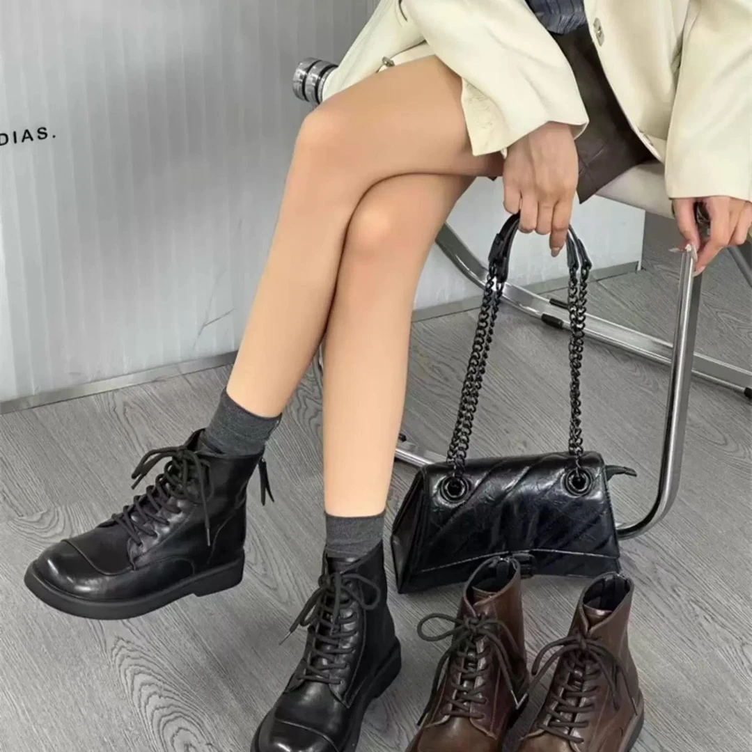 新款瘦腿神器时尚百搭秋冬女士长筒骑士靴A5706