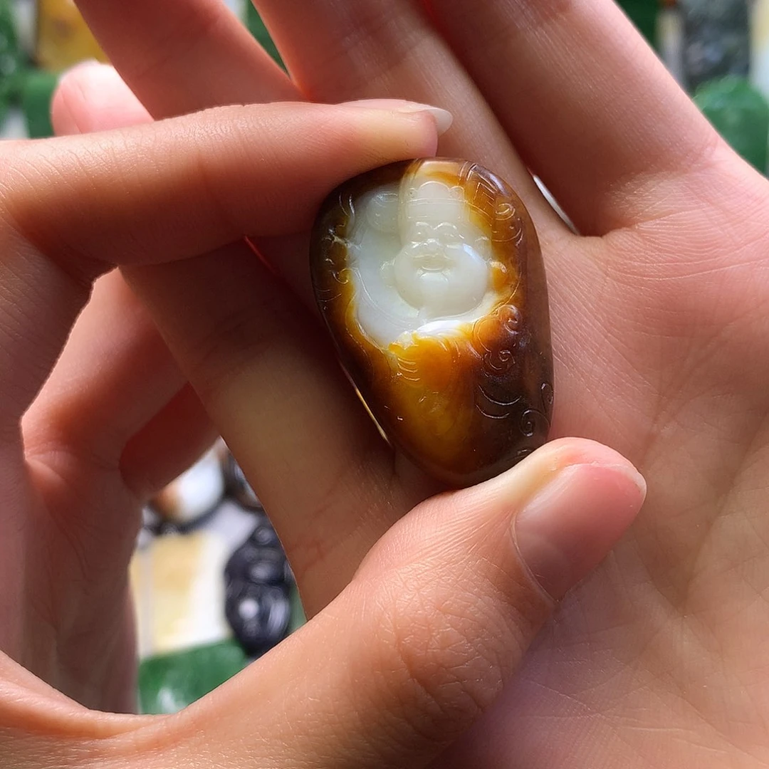 颈饰未镶嵌和田玉J*