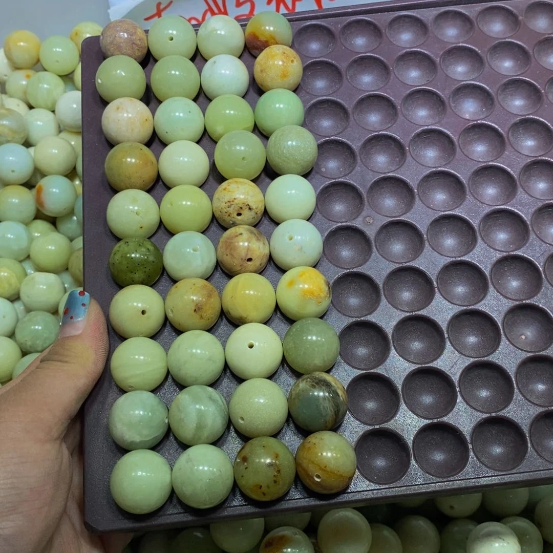 蛇纹石玉未镶嵌毛衣链103