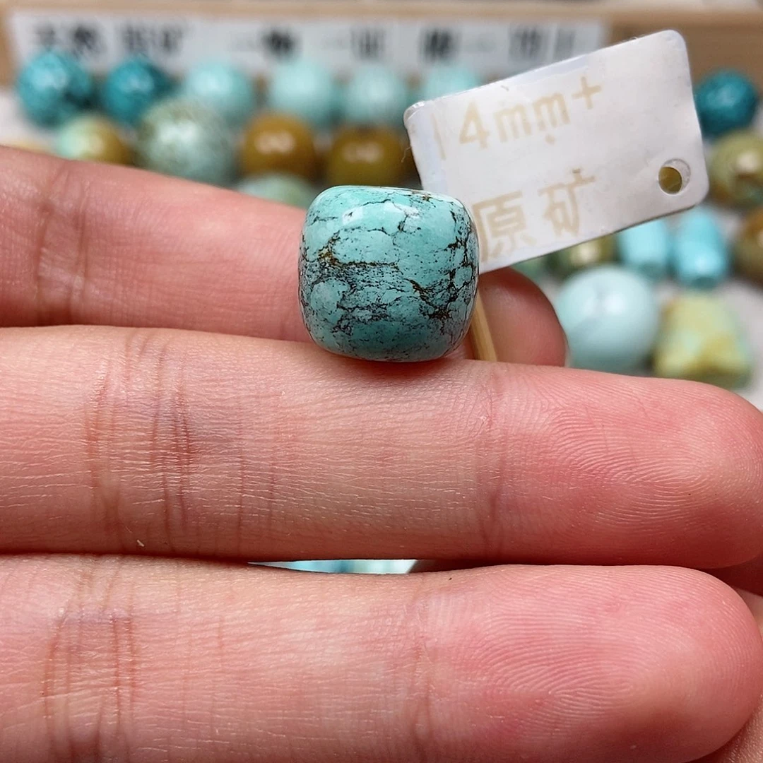 未镶嵌绿松石珠宝半成品