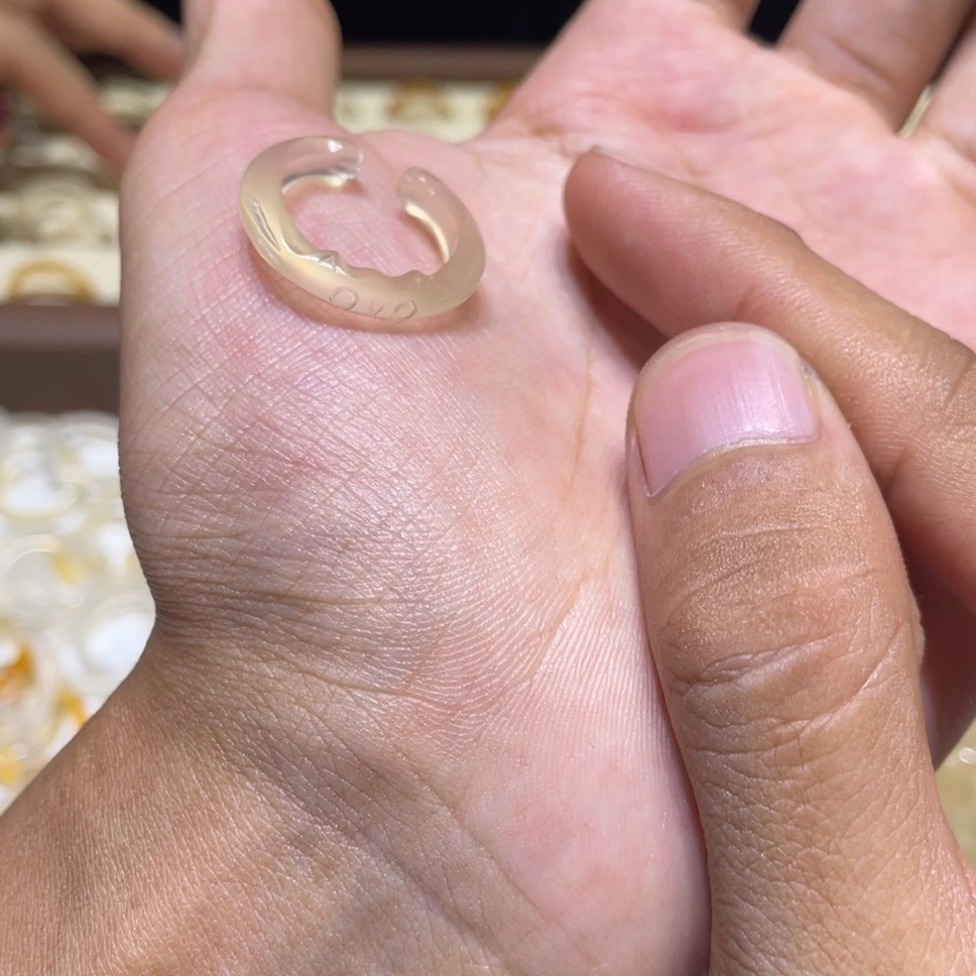 玛瑙/玉髓未镶嵌戒指87号港13