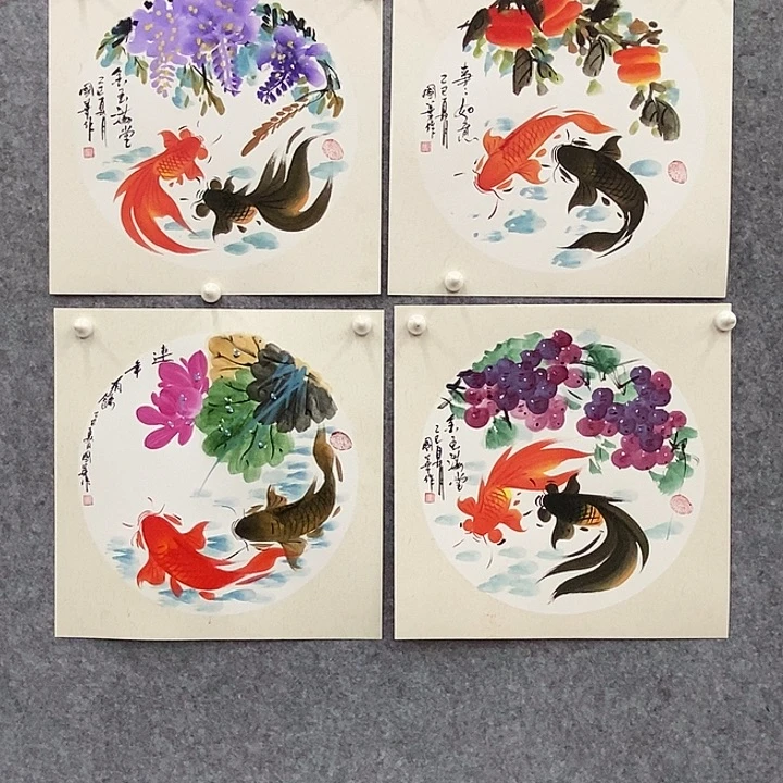 国画刘国华手绘作品1111