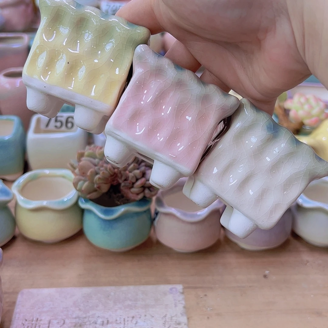 陶瓷花盆当场满12包邮