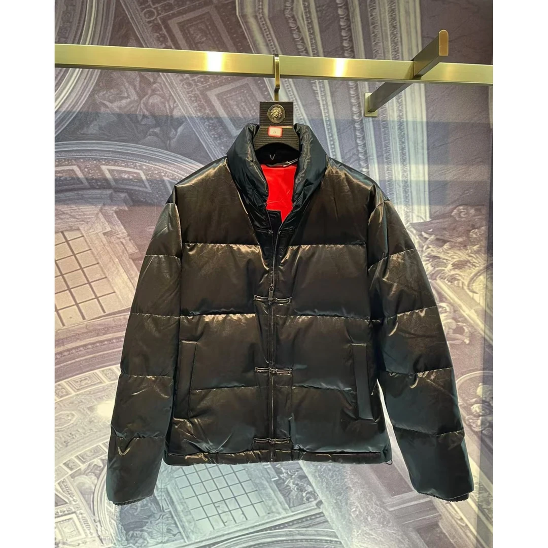 【路易理欧】欧货轻奢国潮风中式盘花扣设计款羽绒服2118