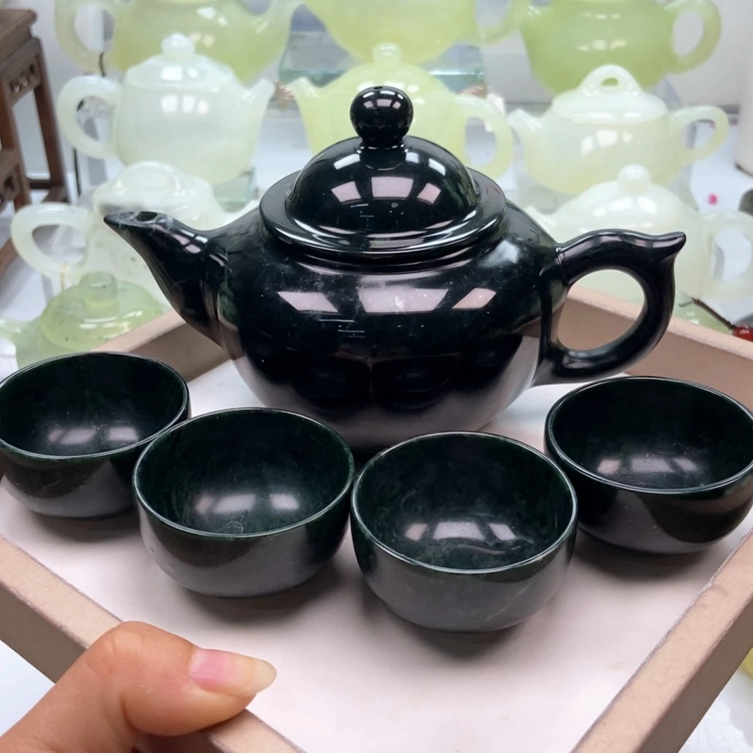 蛇纹石玉未镶嵌壶S****w