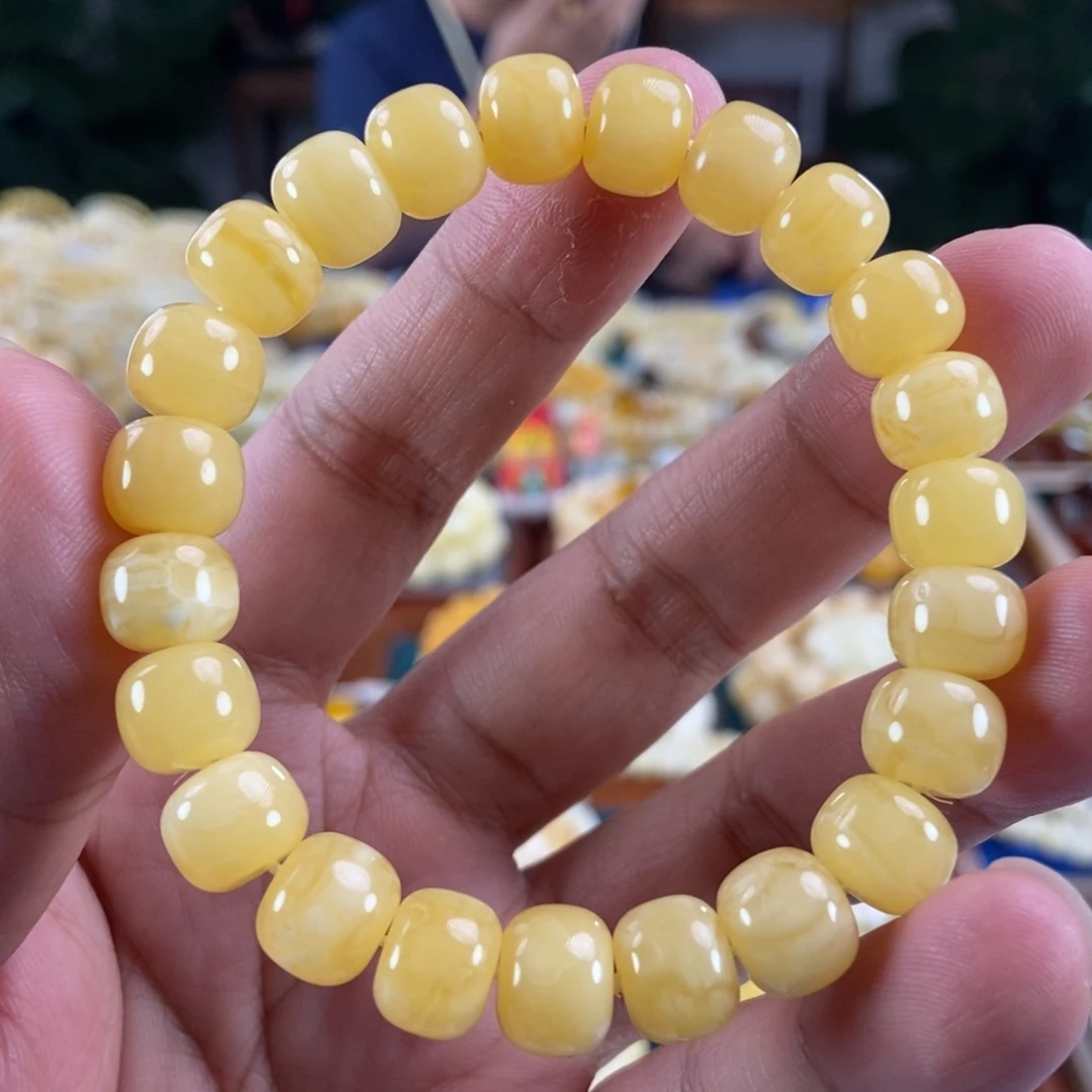 未镶嵌琥珀珠宝奇石10白花蜡老型13.53