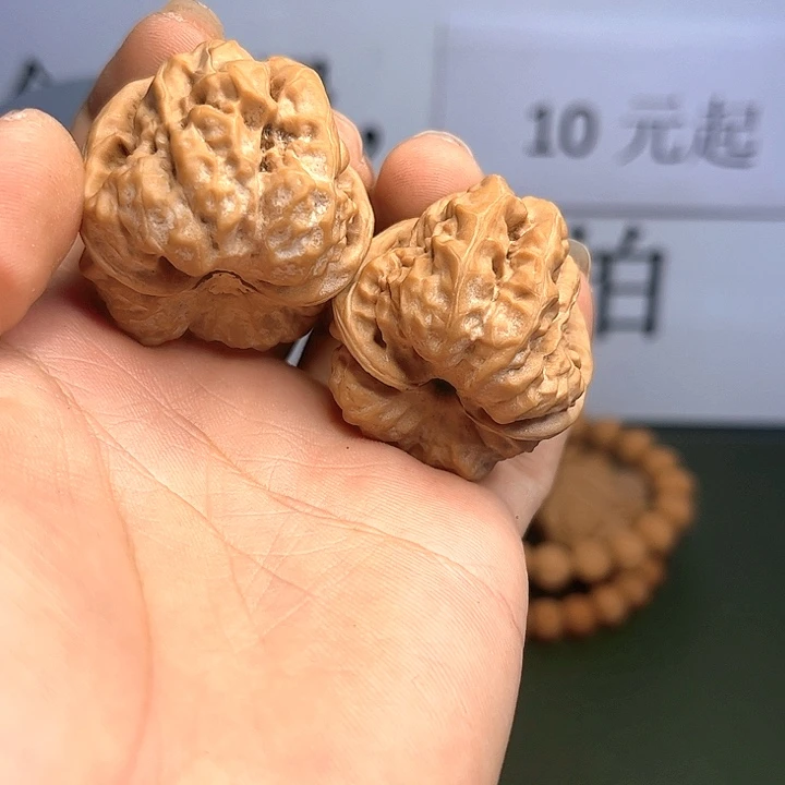吊坠文玩核桃4号，35尺 蛤蟆，微修