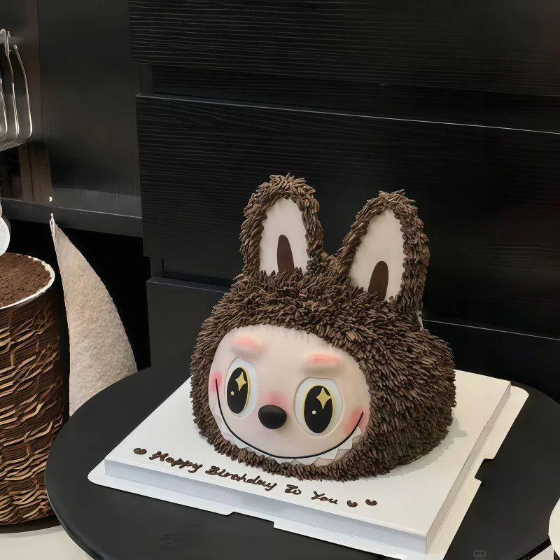 八喜冰淇淋Labubu拉布布网红定制生日蛋糕送男女朋友同城配送全国