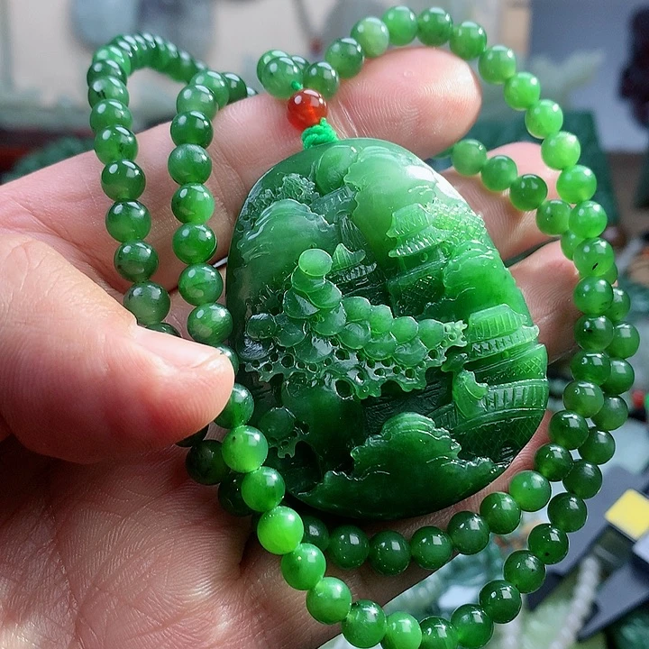 未镶嵌和田玉挂件康*