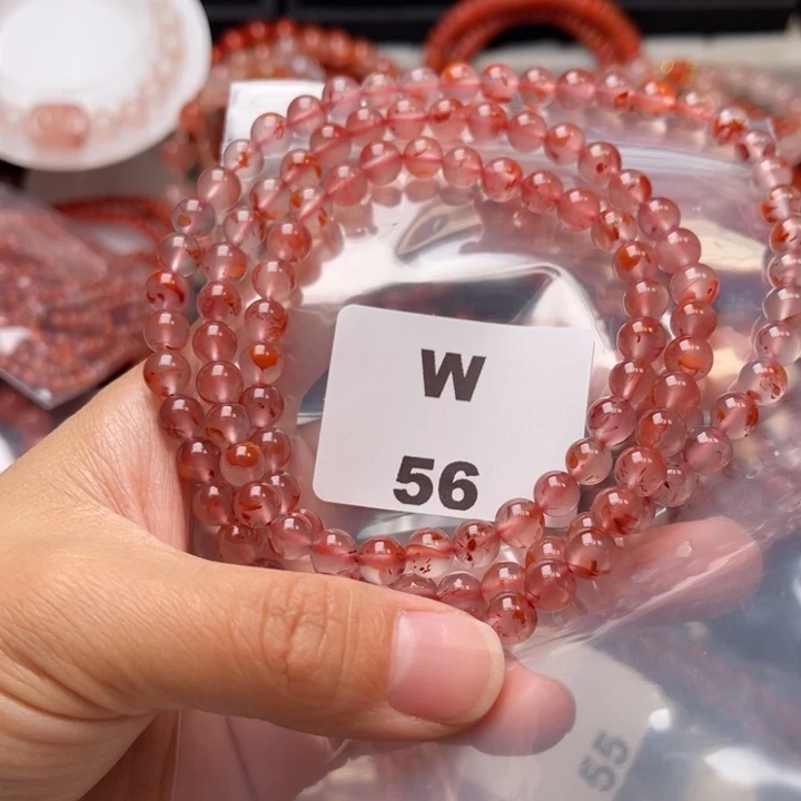 南红玛瑙未镶嵌多样性发货默认微瑕称重6mm