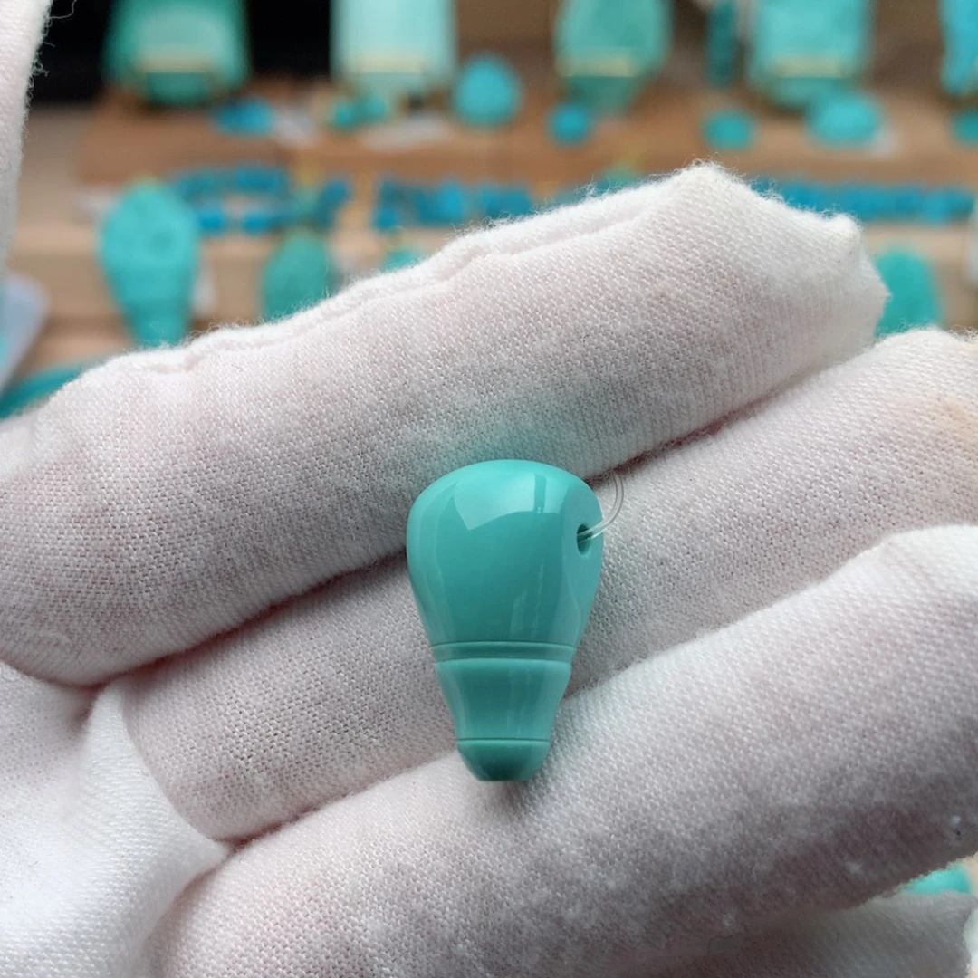 绿松石未镶嵌珠宝奇石11.4mm