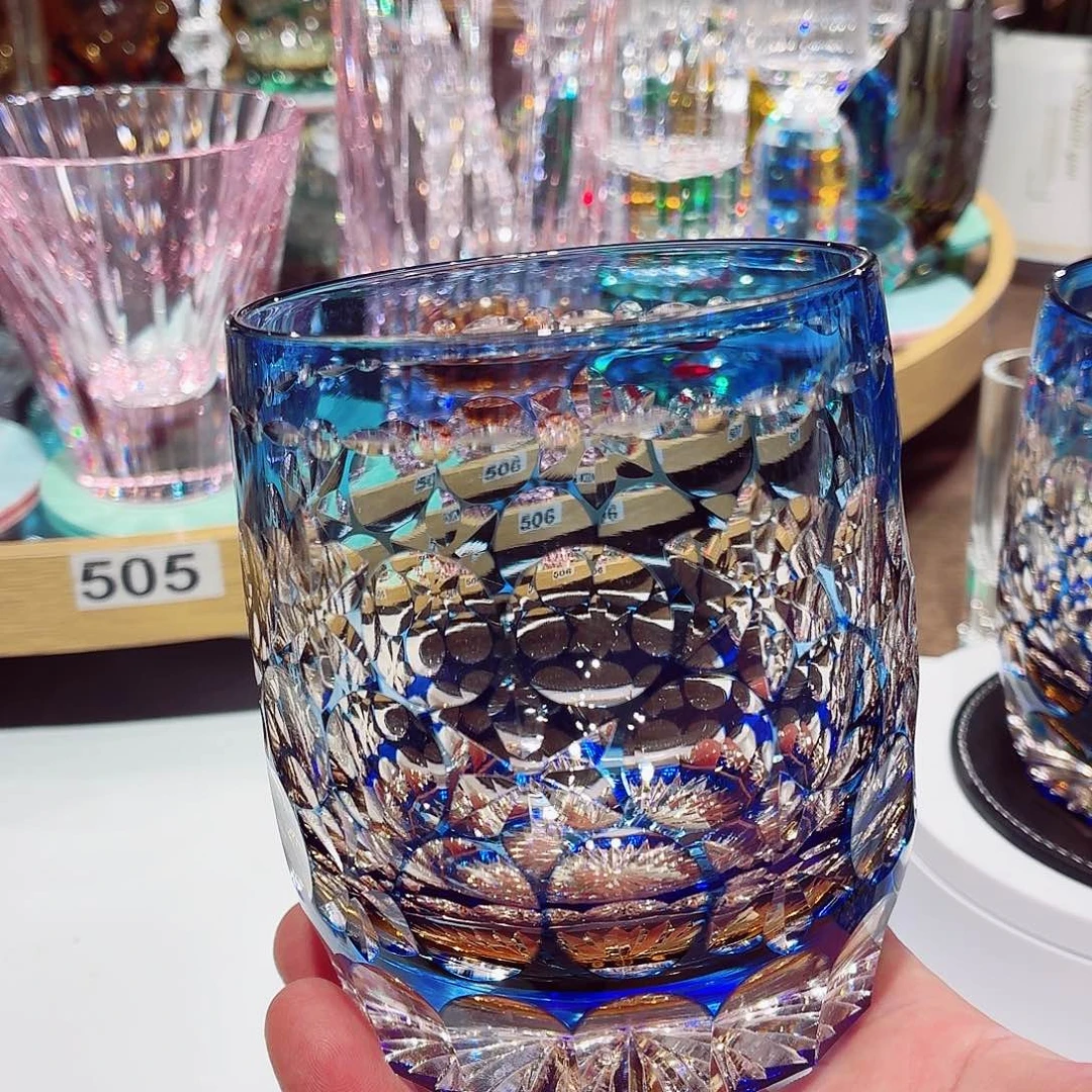 ****h水晶玻璃平底款威士忌