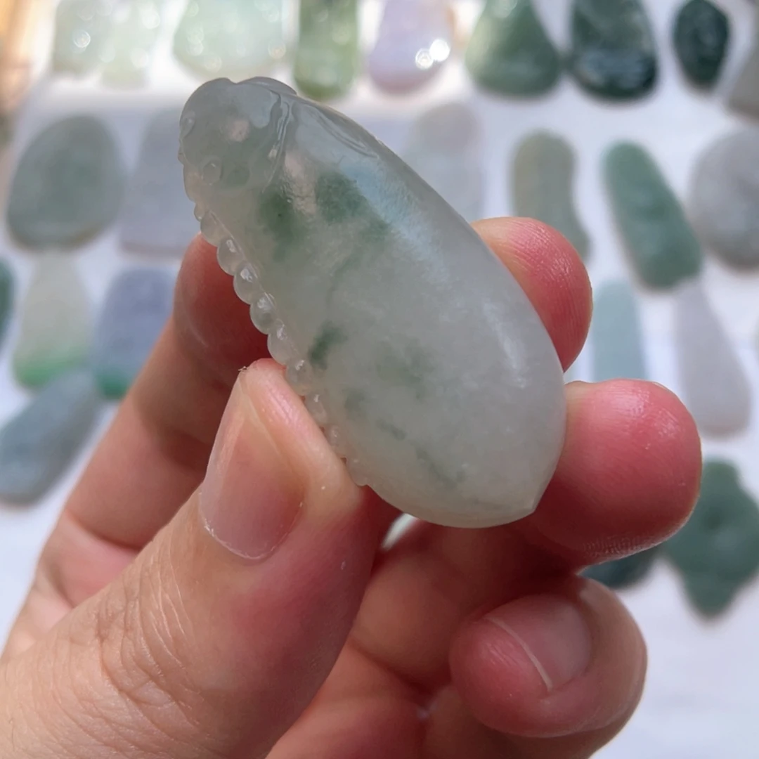 定制翡翠未镶嵌福瓜