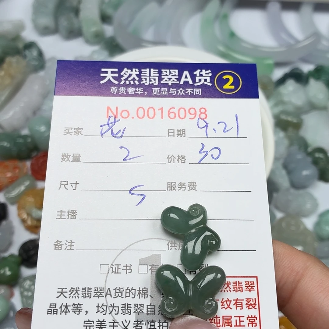 *****颈饰未镶嵌翡翠We