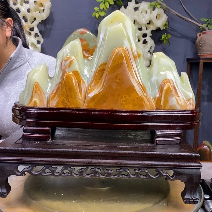 石材精品古青石摆件