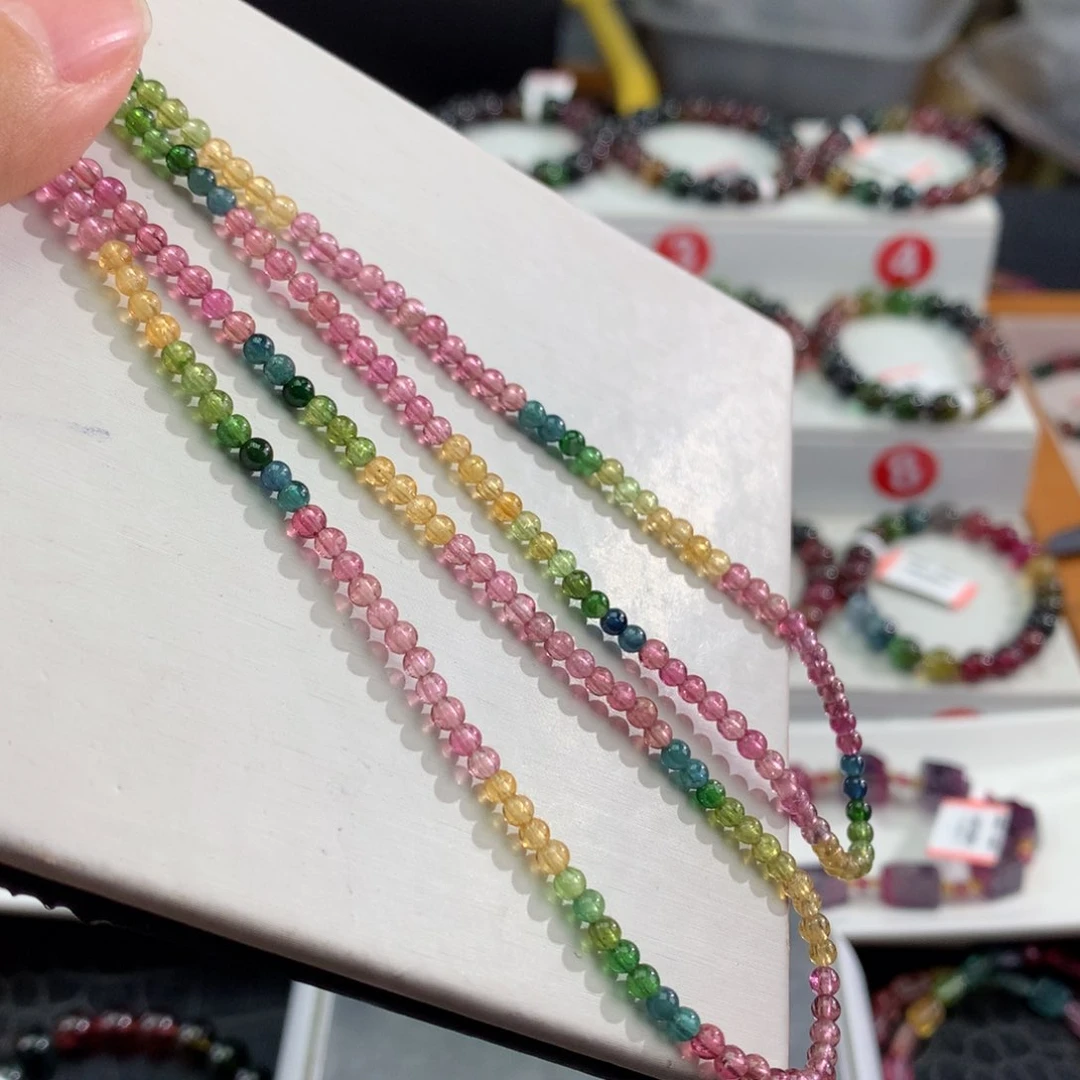 手链未镶嵌碧玺     3.2mm。