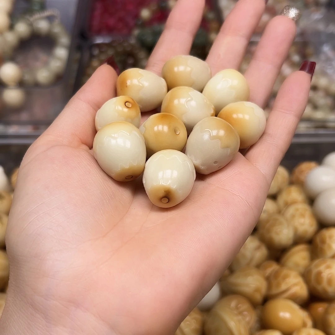 手串菩提根/象牙果瑕疵炭烤蛋仔10颗有裂