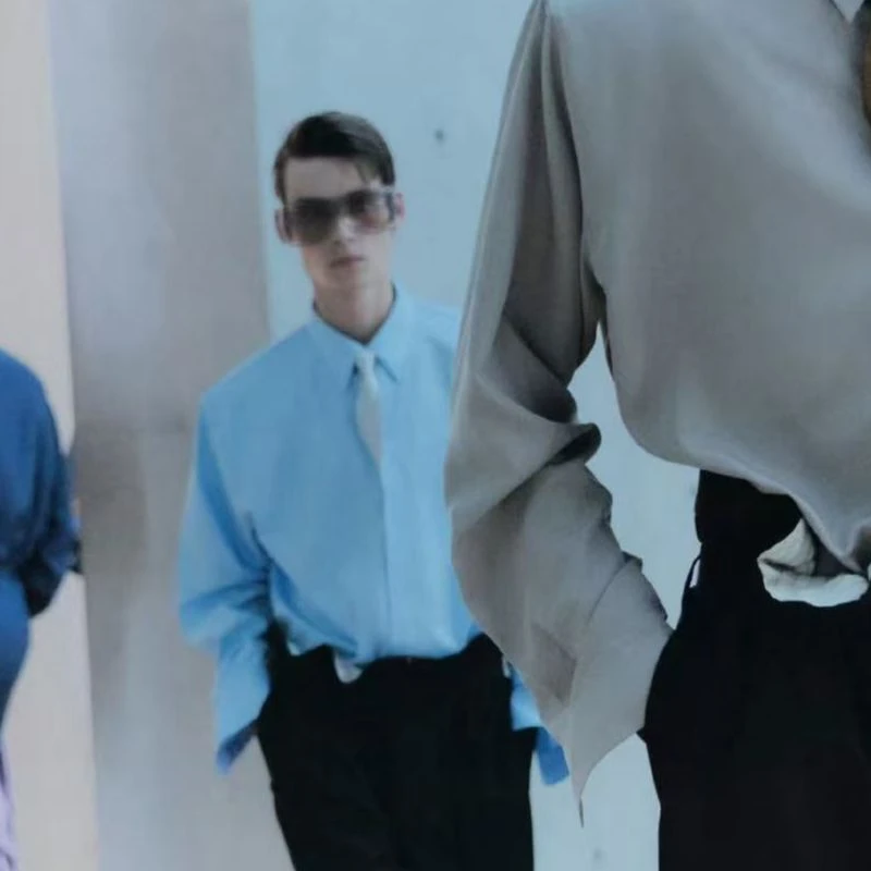 Q-TX21067-时尚新款刺绣拼接圆领卫衣男款