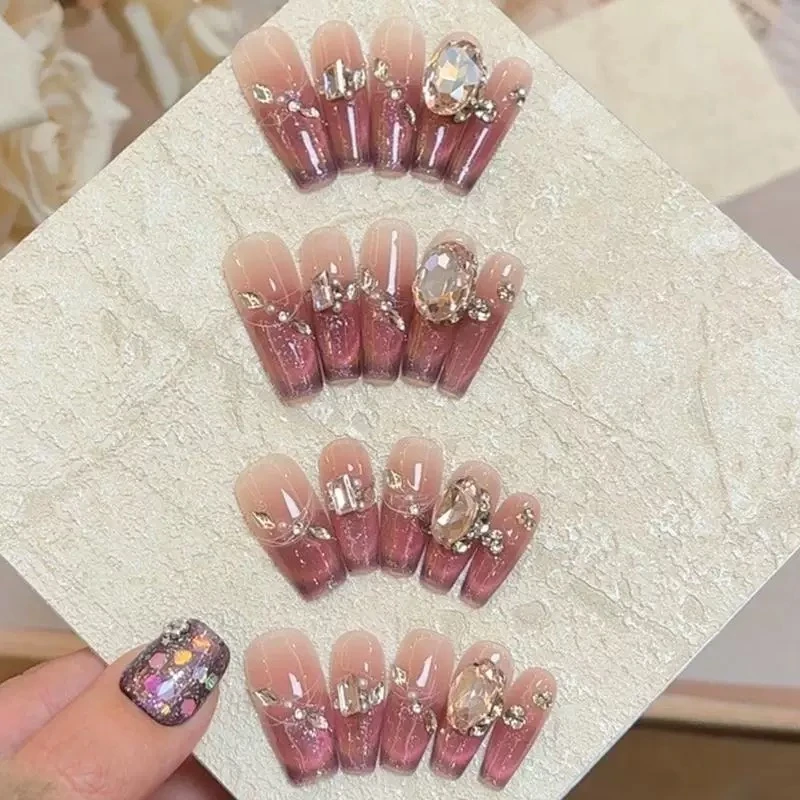 沐初手工穿戴甲~拍下备注编码15