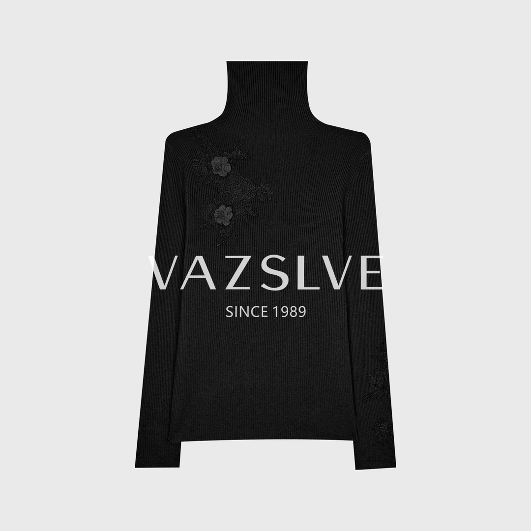 【VAZSLVE/全新奢品】捡漏''花间集''秋冬潮流套头百搭毛衣MY2511