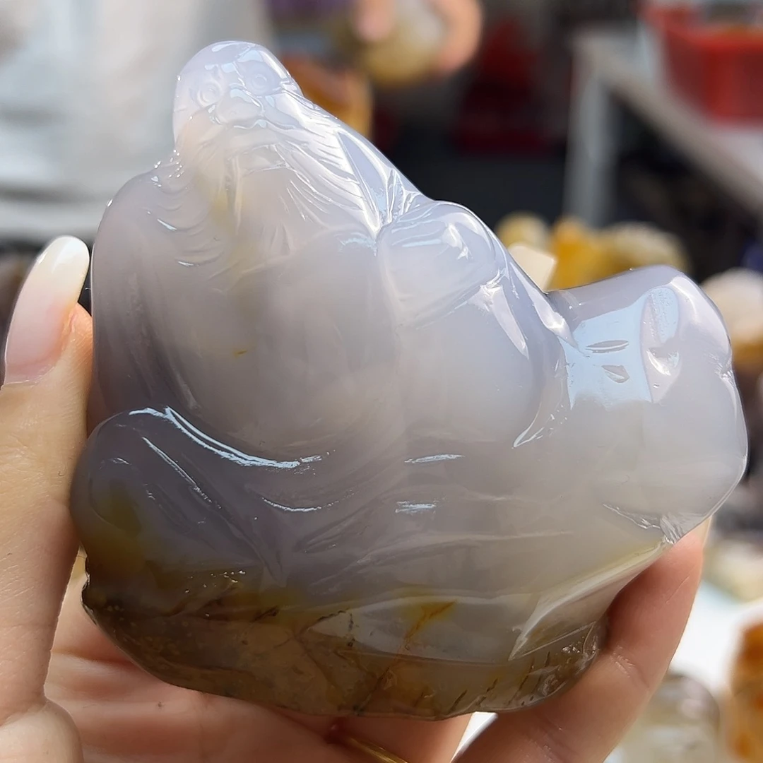 玛瑙/玉髓未镶嵌吊坠(不含链)