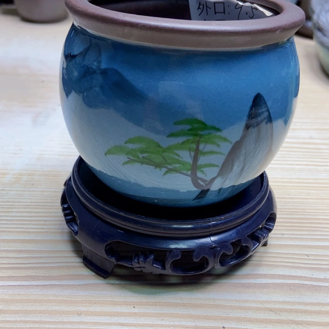 瓷片陶瓷花盆陶瓷艺术