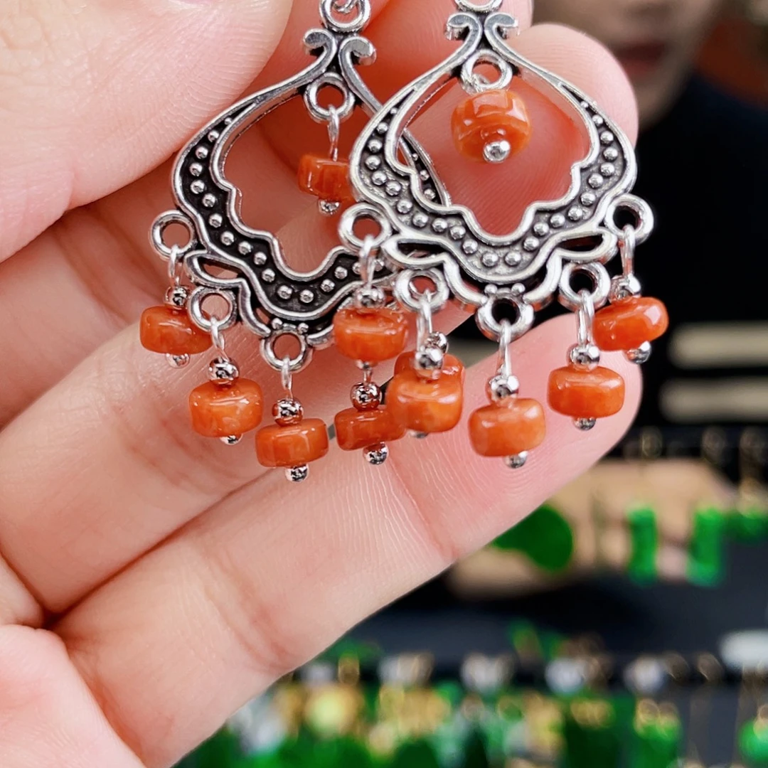 翡翠未镶嵌耳饰饰品