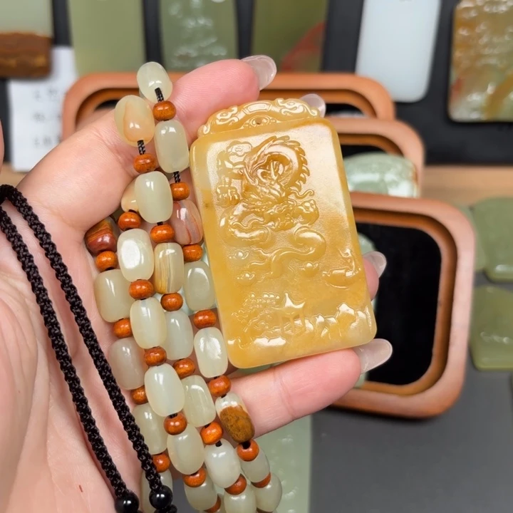 骑***球石材新疆昆仑山脉生肖龙