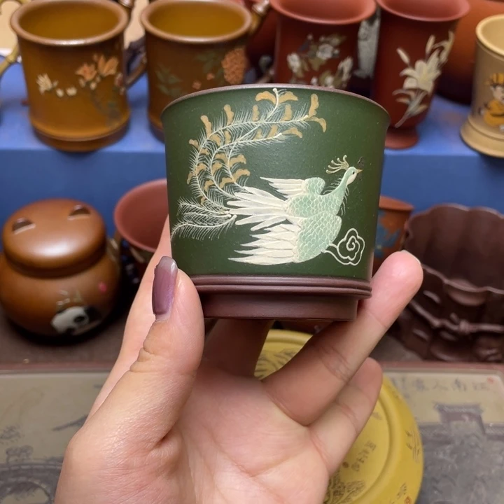 紫砂茶杯紫砂主人杯