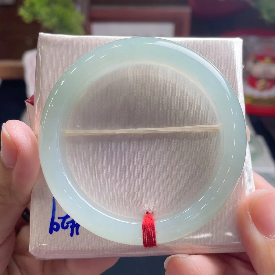 翡翠手镯未镶嵌4号 53+正圈