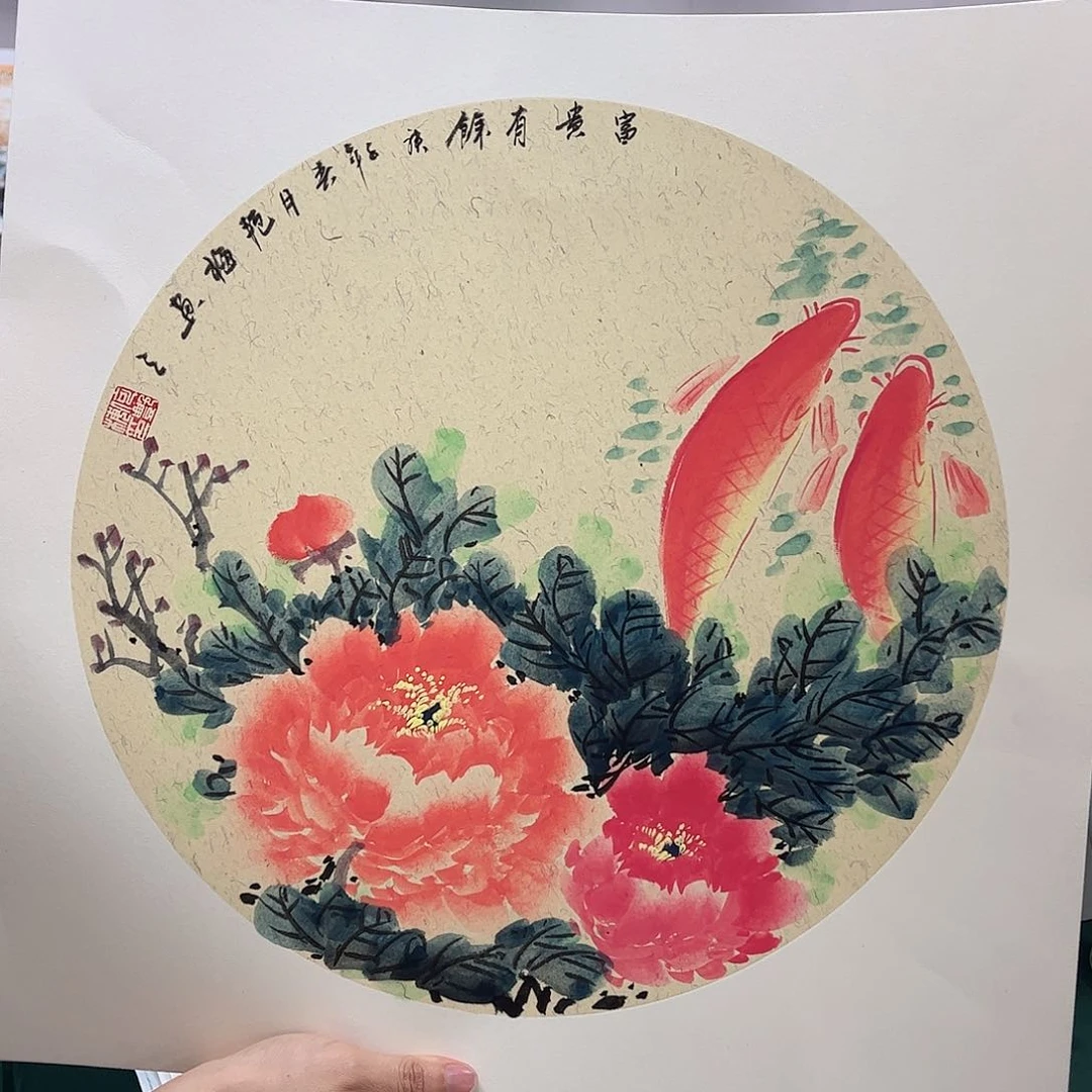 国画宣纸国画纯手绘作品