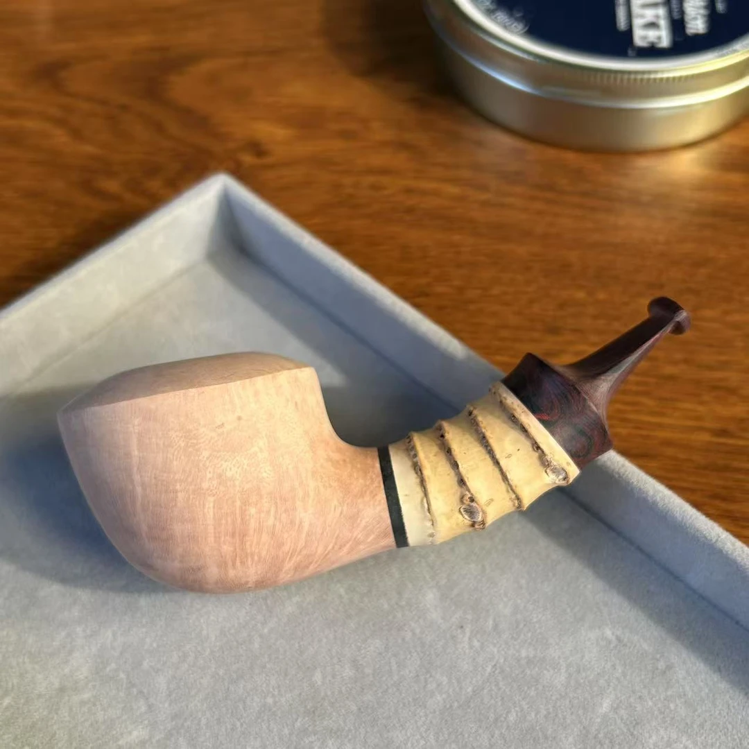 刺猬石楠木烟斗 原木竹节卡斯特罗