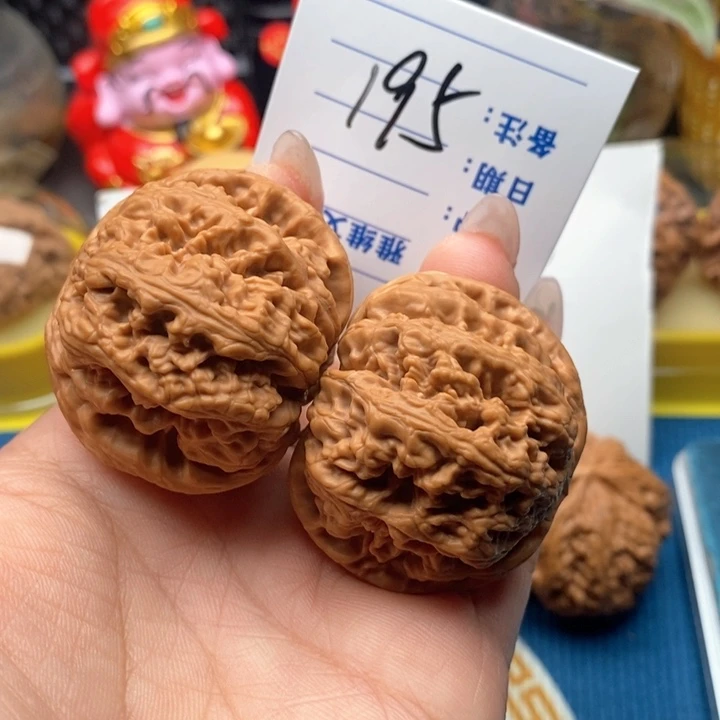 文玩核桃把件195号43平谷粗筋