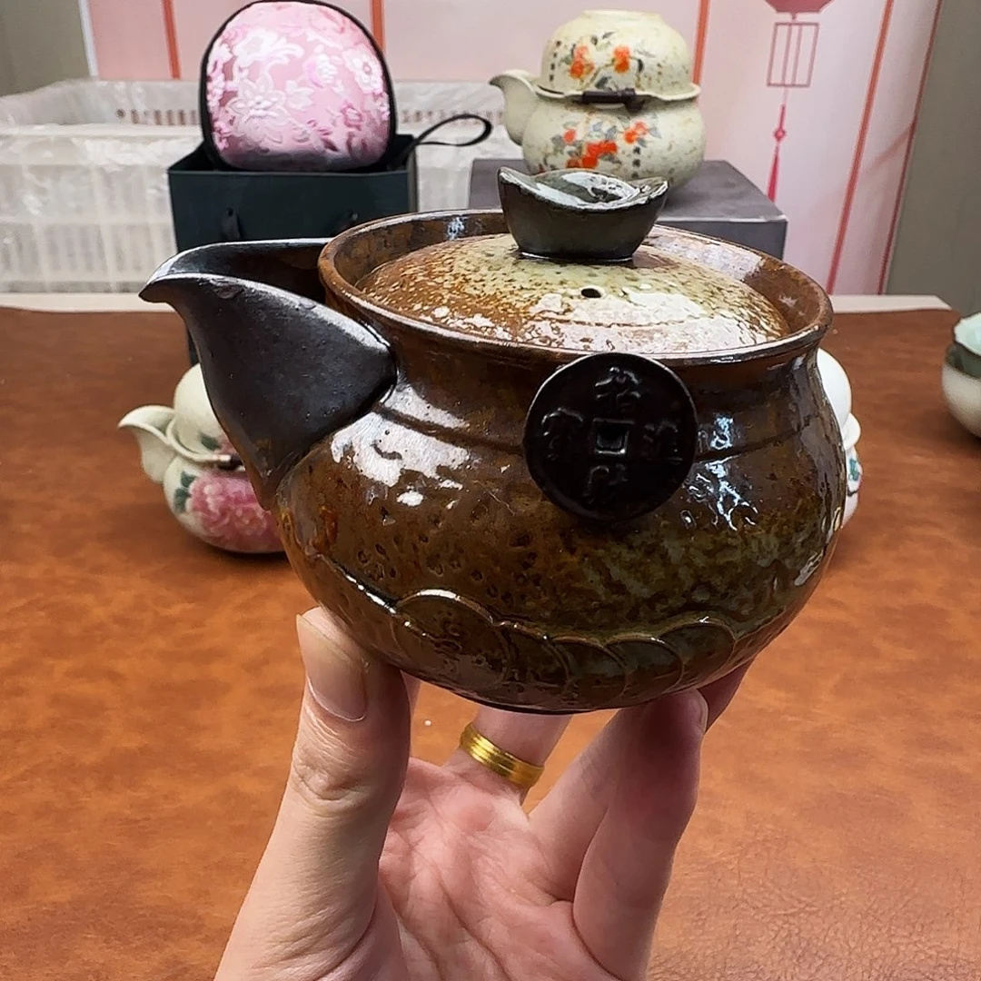 颜瓷闪购商品链接元宝手抓壶